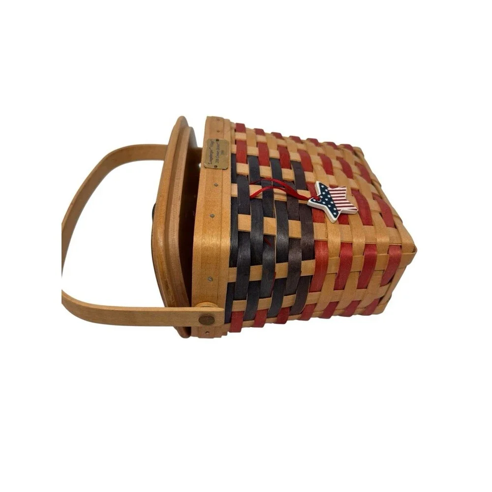 Longaberger 1997 America 20th Century Basket 1st Edition 25th Anniversary w/Lid